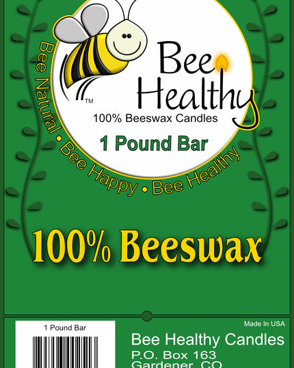 1 Pound Solid Bar Of Beeswax