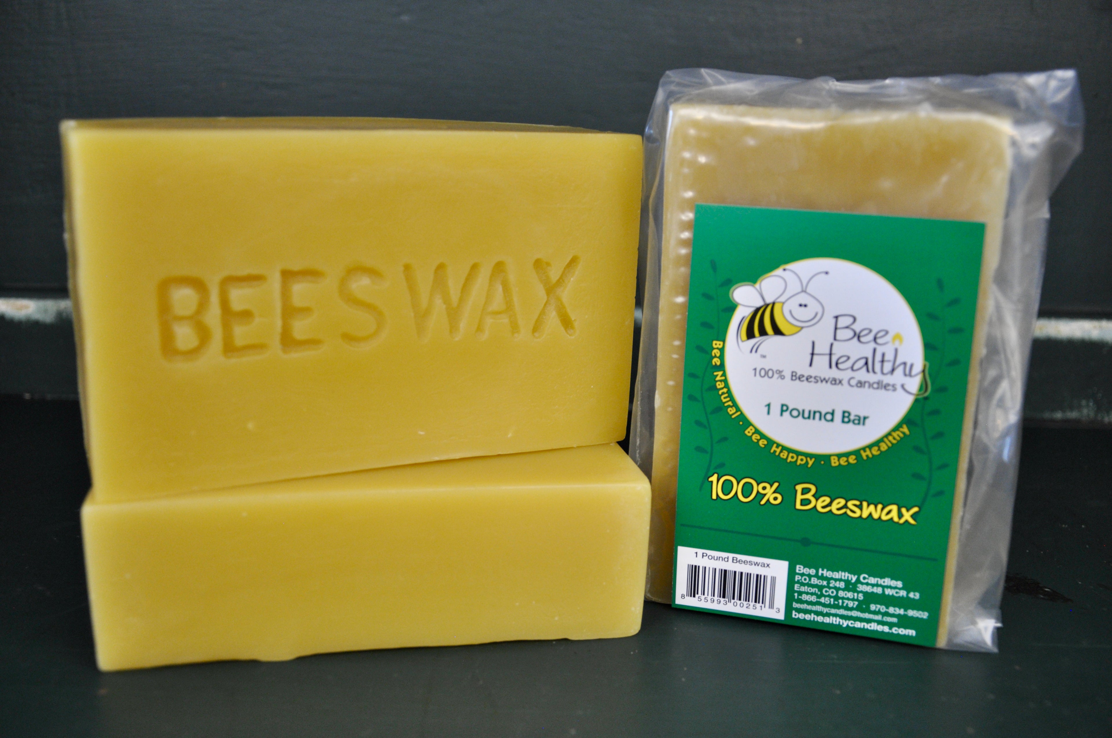 1 Pound Solid Bar Of Beeswax