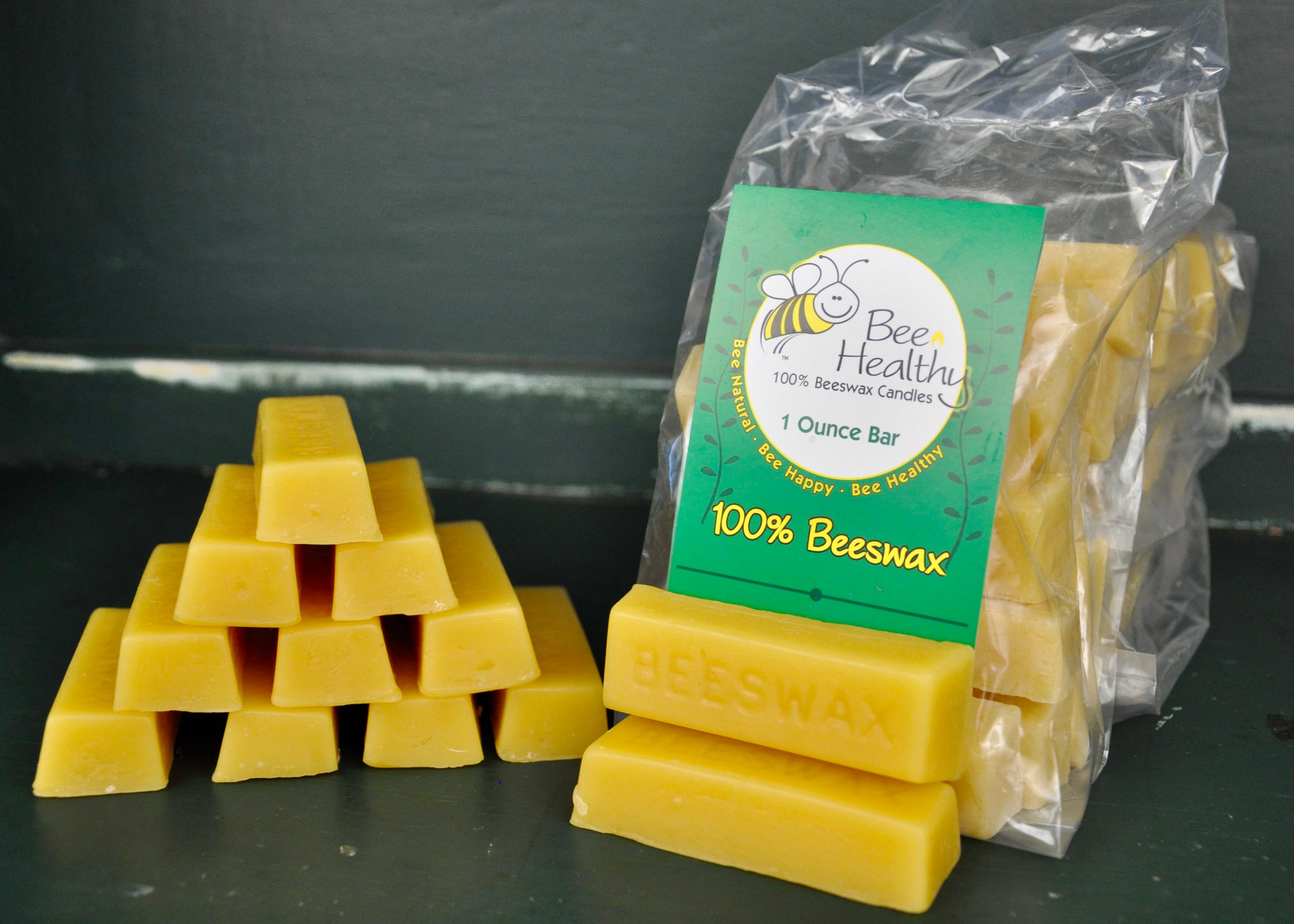 12ea. 1oz Bars Solid Bar Of Beeswax (Copy)
