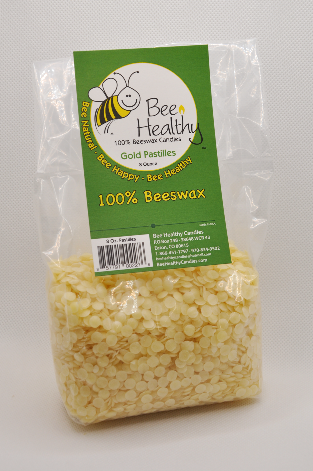 8oz Beeswax Pastilles