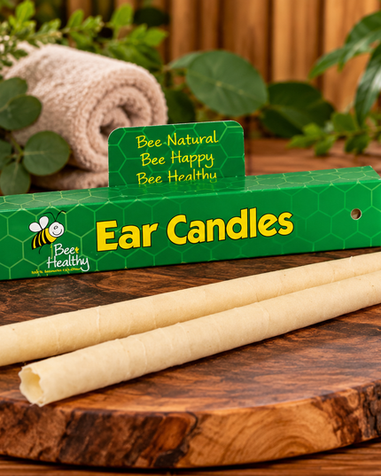 Ear Candles 2pk - 100% Natural Pure Beeswax and Muslin