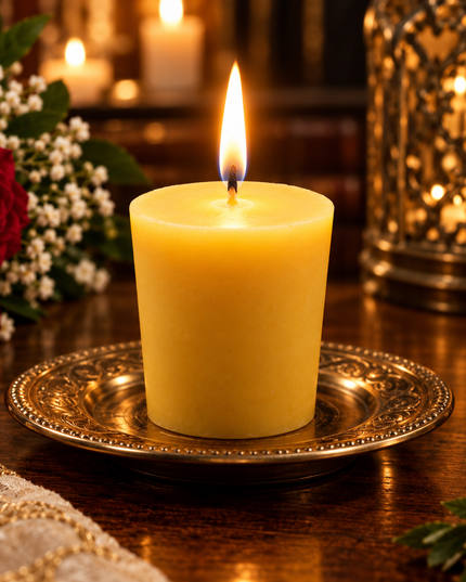 Votive 18pk - 100% Natural Pure Beeswax