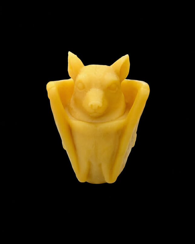 Handmade 100% Beeswax Vampire Bat - Black or Gold