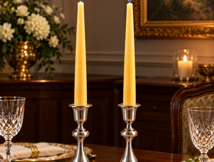<h2>Pure Beeswax Candles:<br/><span style="text-decoration:underline">Classic... Basic... Timeless...</span></h2>