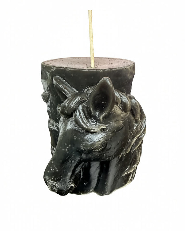 Horse Pillar 3x4 Gold