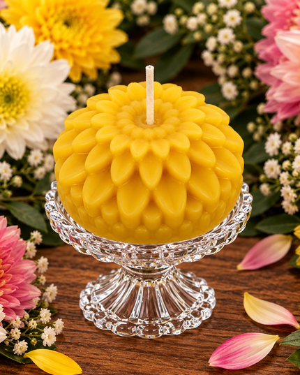 Flower Blossom - Gold 100% Natural Pure Beeswax