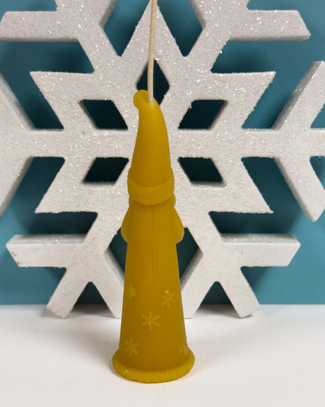 Tall Santa Candle (Gold or Red)