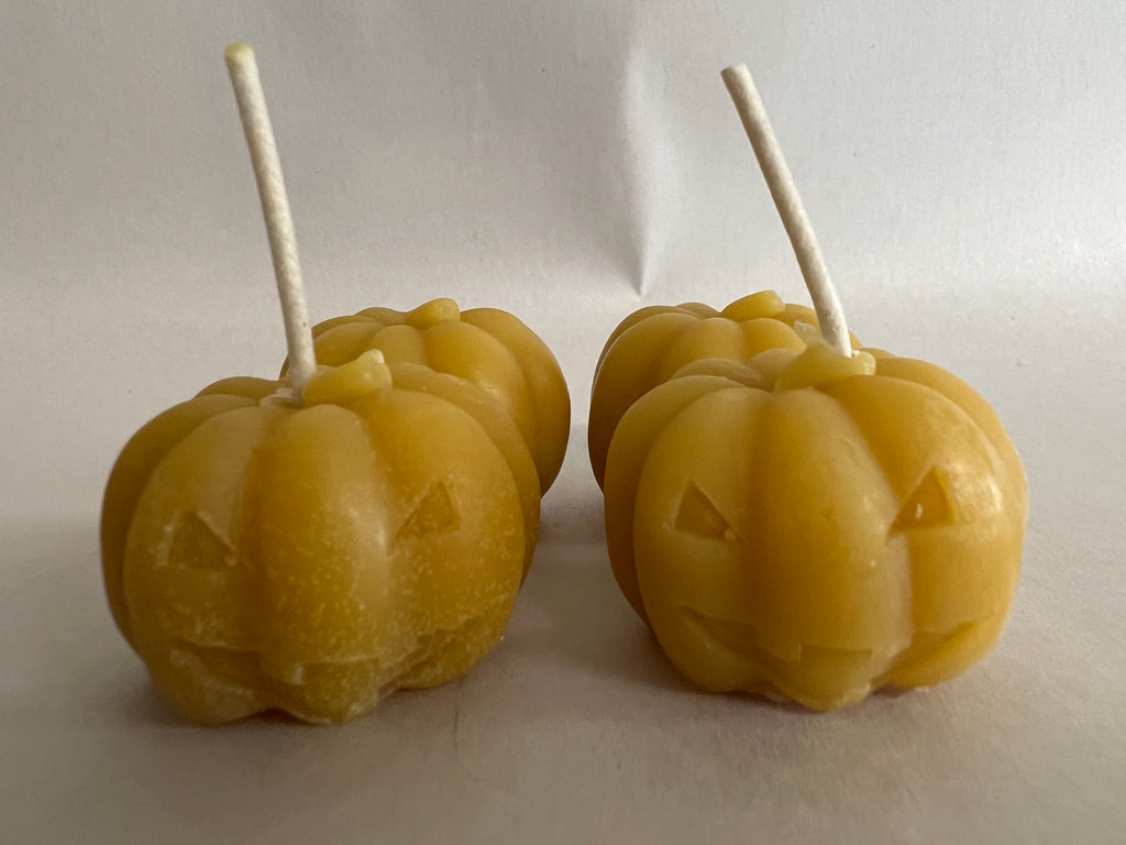 Jack-o-lantern mini votive pack of 4