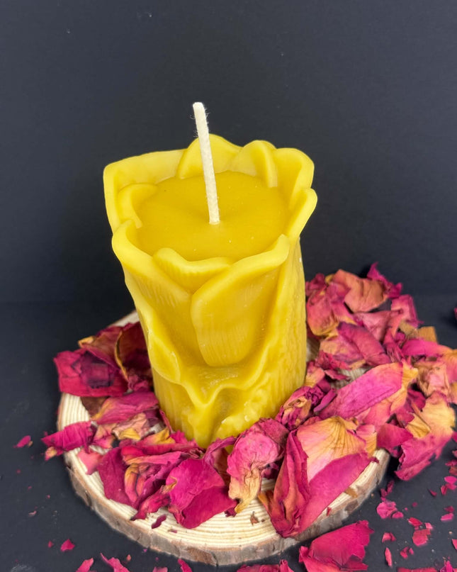Wolf Pillar - 100% Beeswax Candle