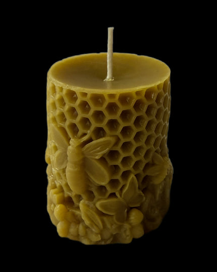 Honeycomb Bee Pillar Gold (NEW)