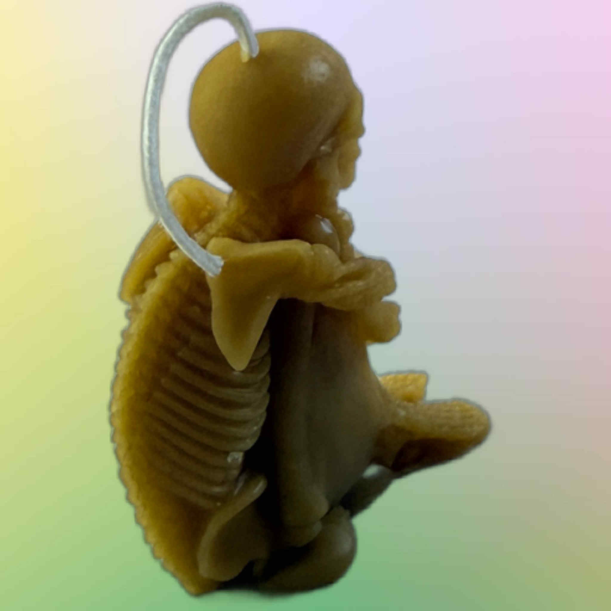 Creepy Skeleton Candle - Gold