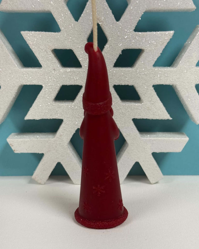 Tall Santa Candle (Gold or Red)