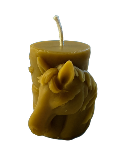 Horse Pillar 3x4 Gold