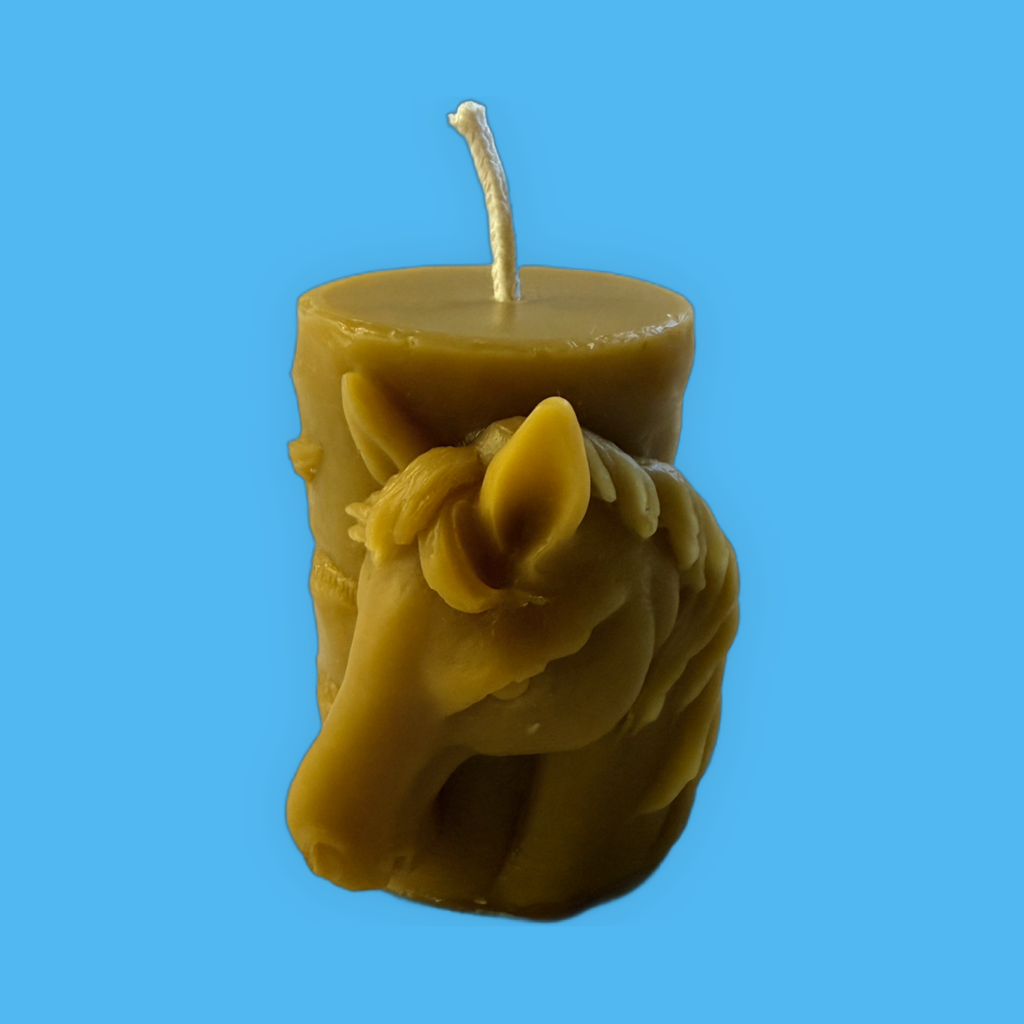 Horse Pillar 3x4 Gold