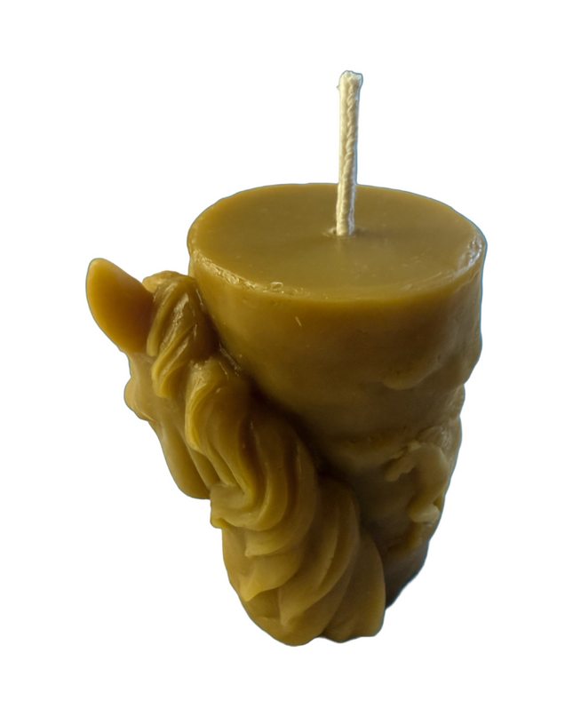 Horse Pillar 3x4 Gold