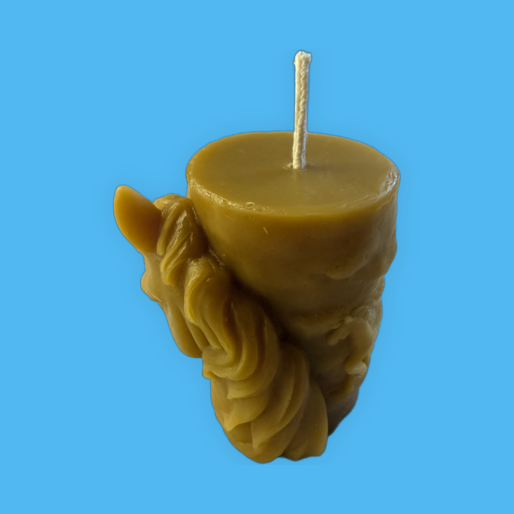 Horse Pillar 3x4 Gold