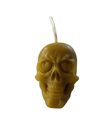 Skull With Heart Eyes Gold