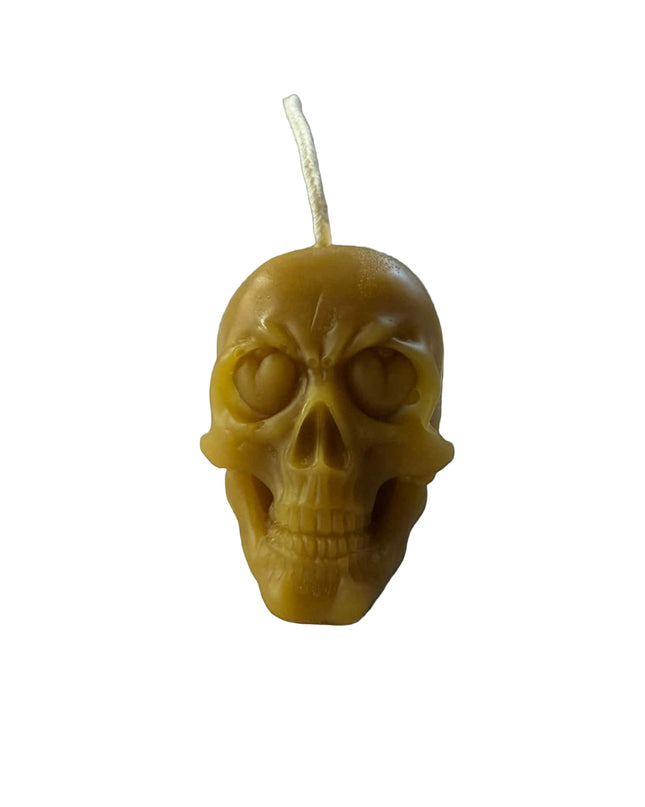 Skull With Heart Eyes Gold