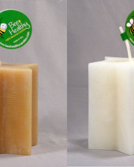 3.5" x 3.75" Star Pillar (Gold or White)