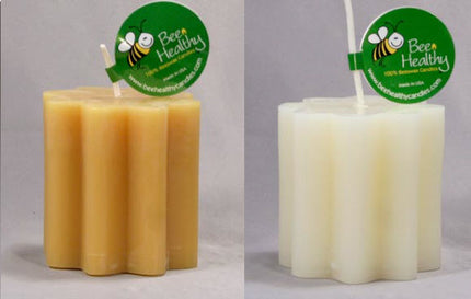 3" x 3" Crinkle Pillar (Gold or White)