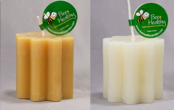 3" x 3" Crinkle Pillar (Gold or White)