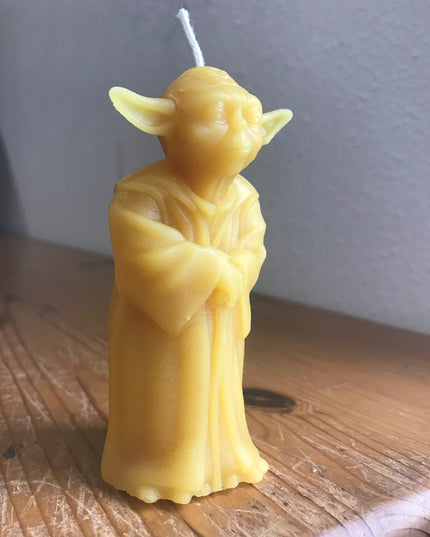 Wise Yoda Candle