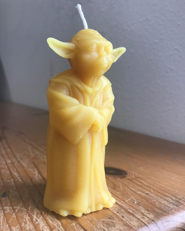 Wise Yoda Candle
