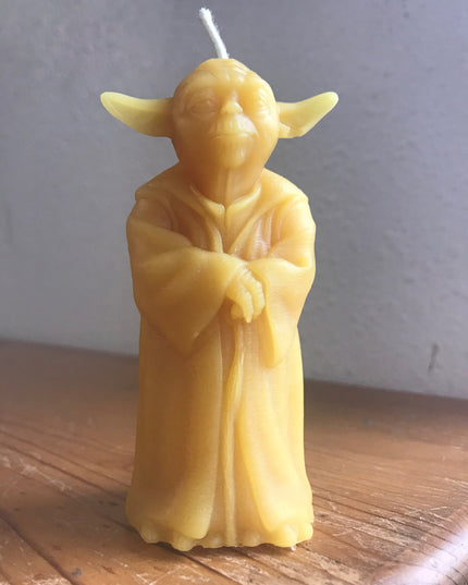 Wise Yoda Candle