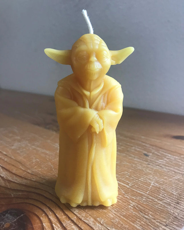 Wise Yoda Candle