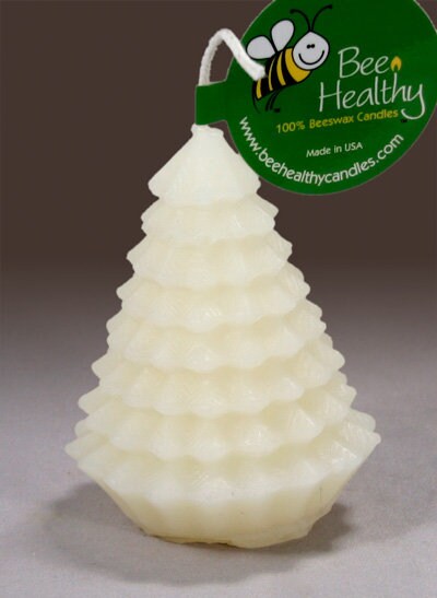 Evergreen / X-Mas Tree Candle (Gold, Green, Red or White)