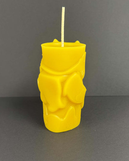 Wolf Pillar - 100% Beeswax Candle