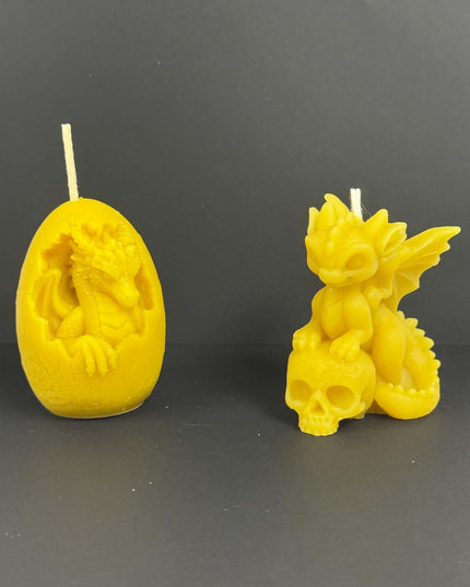 Dragon Egg - 100% Beeswax Candle