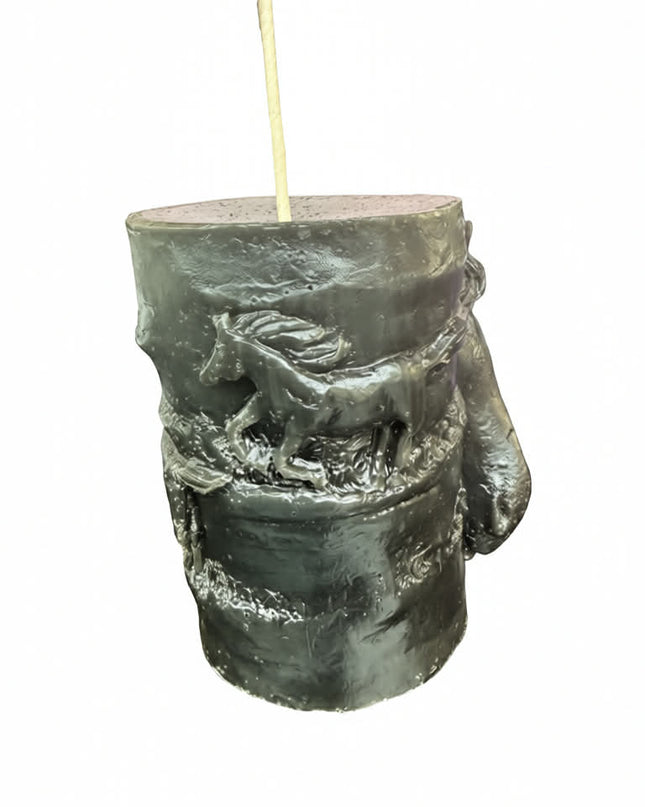 Horse Pillar 3x4 Gold