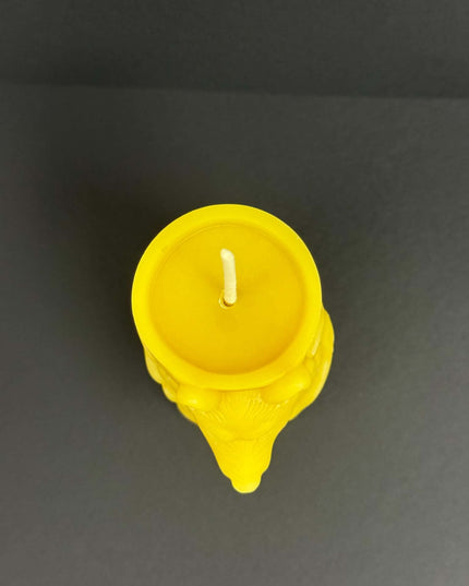 Wolf Pillar - 100% Beeswax Candle