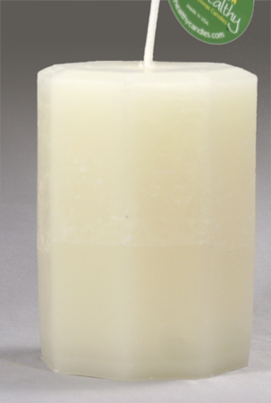 3" x 4.5" Octagon Pillar (Gold or White)