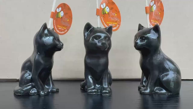 Black Cat Candle