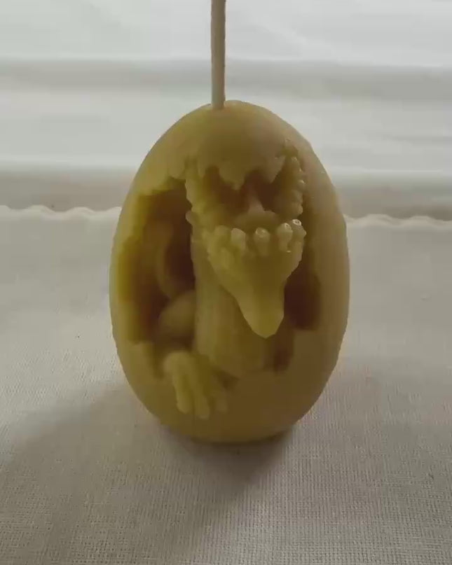 Dragon Egg - 100% Beeswax Candle