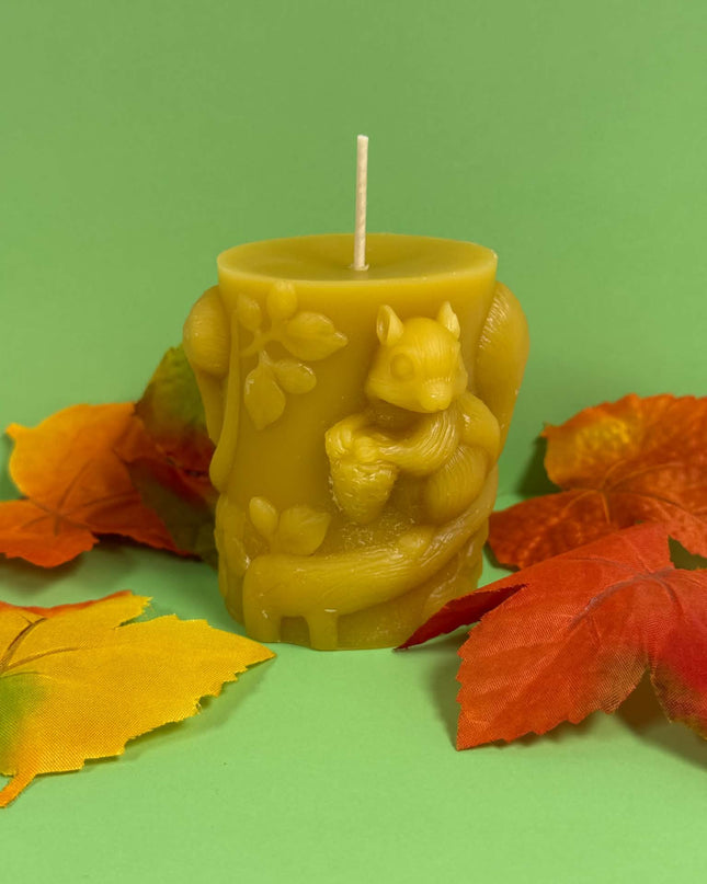 Squirrel Pillar - Gold