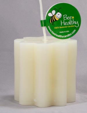 3" x 3" Crinkle Pillar (Gold or White)