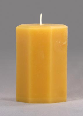 2" x 3" Small Octagon Pillar (Gold or White)