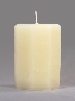 2" x 3" Small Octagon Pillar (Gold or White)