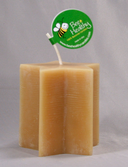 3.5" x 3.75" Star Pillar (Gold or White)