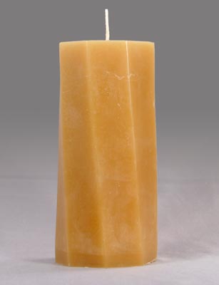 3" x 6" Twist Pillar (Gold or White)