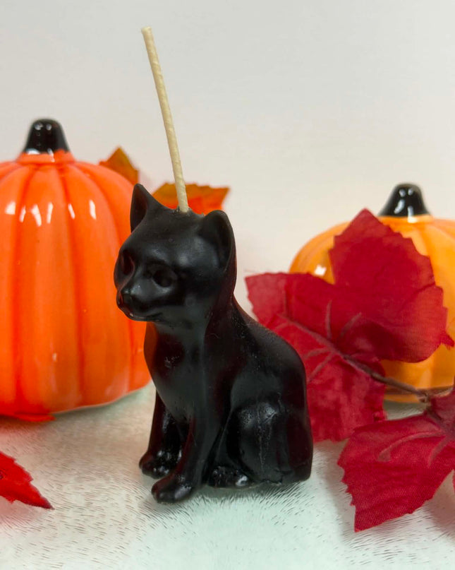 Black Cat Candle