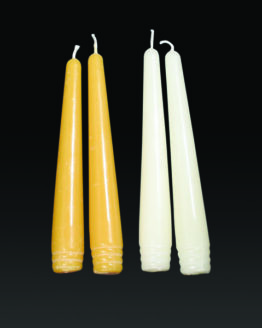 Beeswax Candles  6 Tapers - Samson Historical