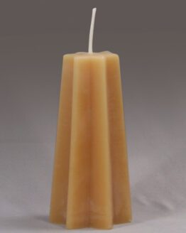 A pillar candle