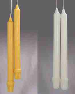 Colonial Taper White Beeswax
