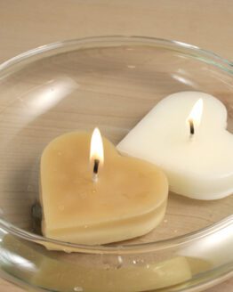 Love symbol candle