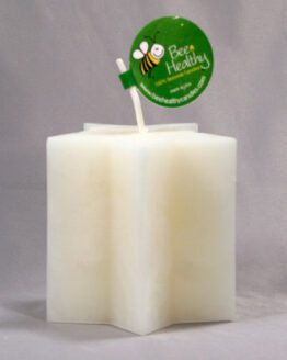 A flower candle