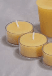 6/12Pack Beeswax Honey Candles for Ritual Tealight Candles Church Prayer  Religous Prayer Candles Wholesale Decor